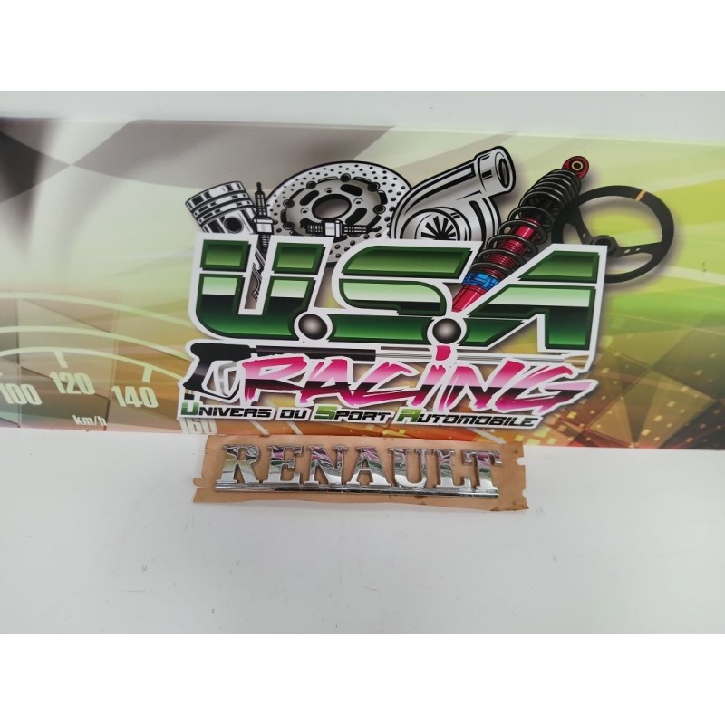 LETTRE RENAULT CHROME