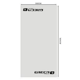 Bâche de sol ORECA Pro 3x6m grise | 550 g/m² | Haute Qualité