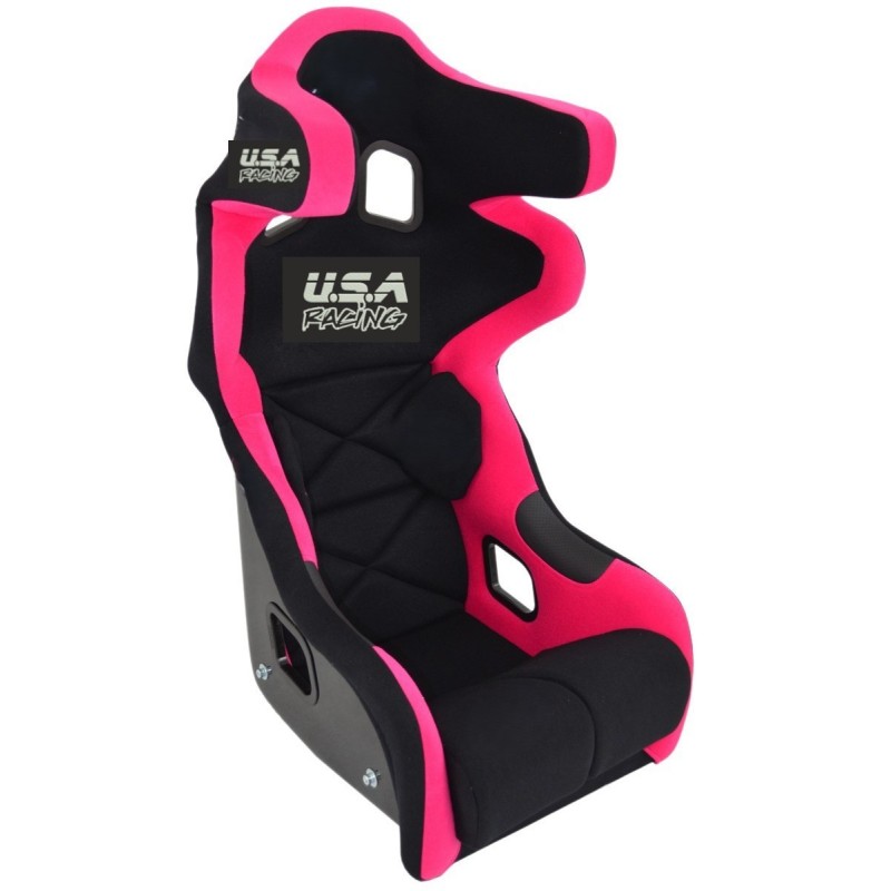 SIEGE BAQUET DE RALLYE " USA RACING 7" ROSE
