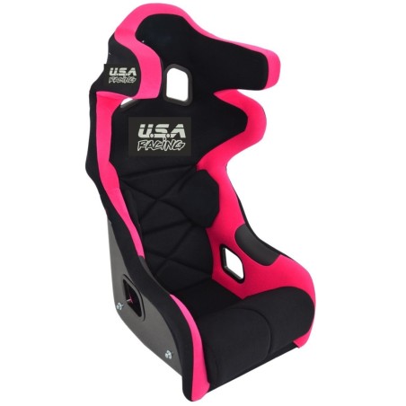 SIEGE BAQUET DE RALLYE " USA RACING 7" ROSE