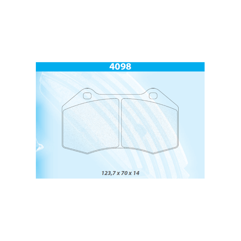 Plaquette CL Brakes 4098