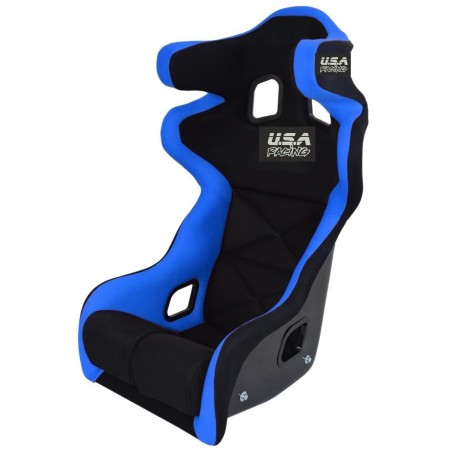 SIEGE BAQUET DE RALLYE " USA RACING 7" BLEU