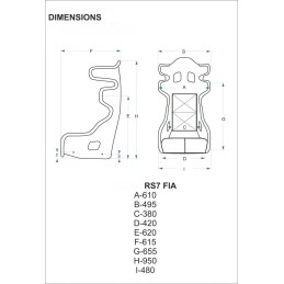 SIEGE BAQUET DE RALLYE " USA RACING 7" ORANGE
