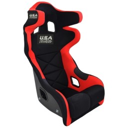 SIEGE BAQUET DE RALLYE " USA RACING 7" ROUGE