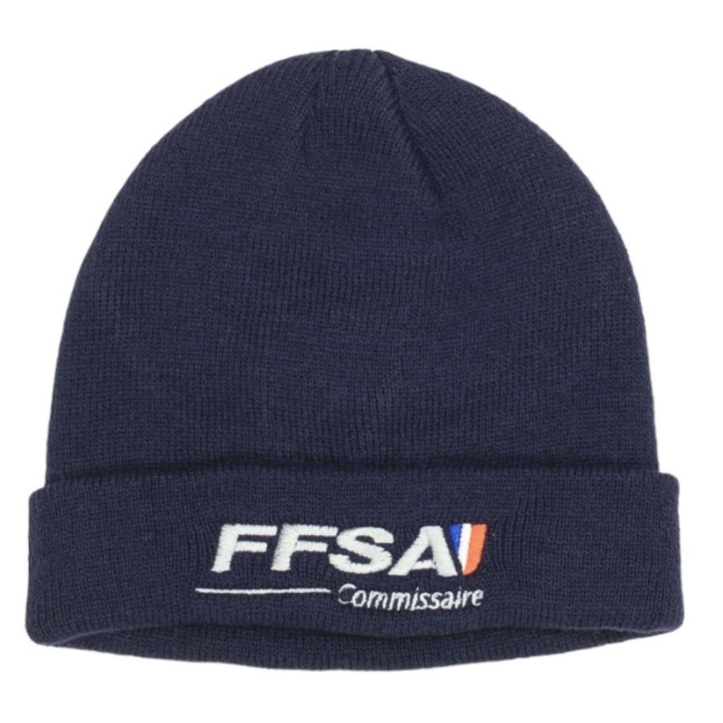 Bonnet FFSA Commissaire Broderie bleu