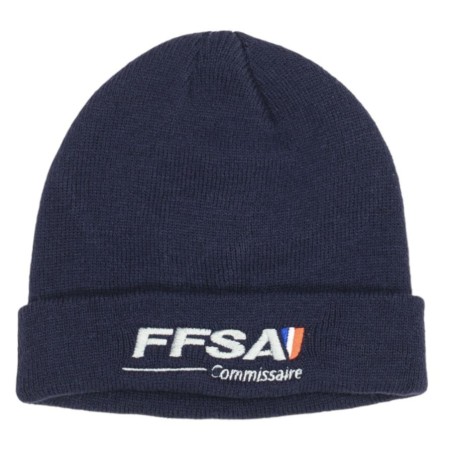 Bonnet FFSA Commissaire Broderie bleu