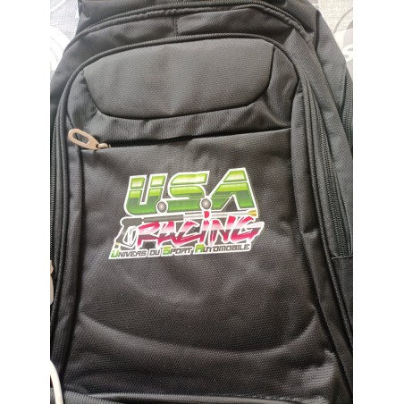 SAC A DOS NOIR usa racing