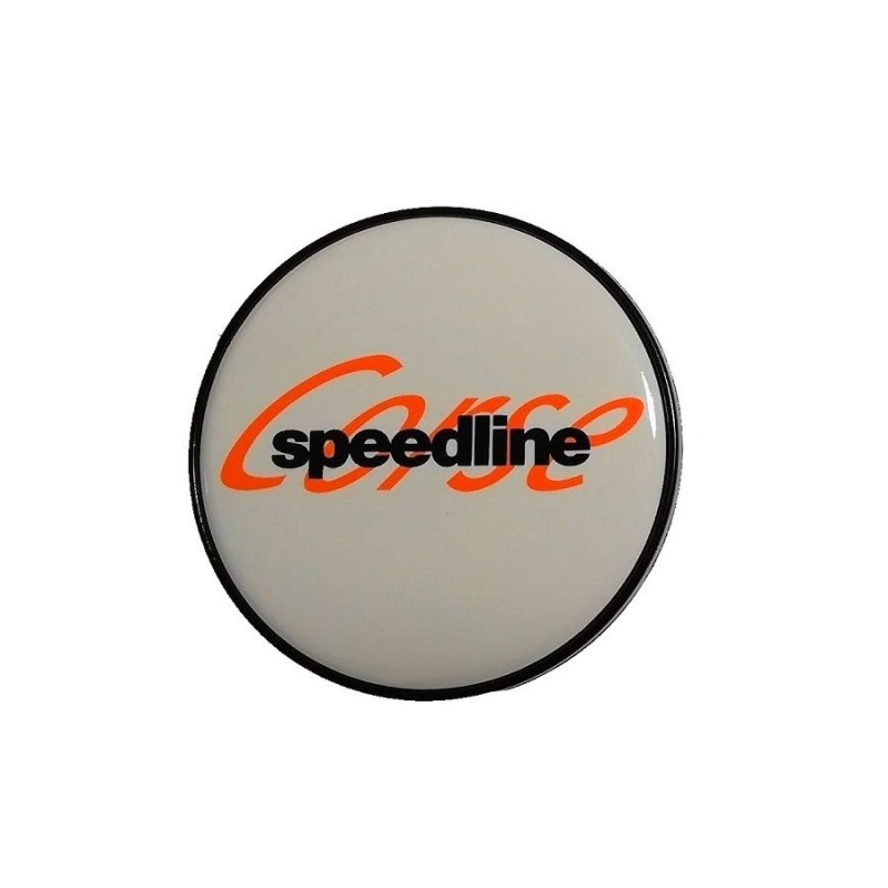 Cache moyeu Blanc & noir 56 mm