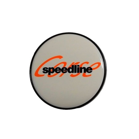 Cache moyeu Blanc & noir 56 mm