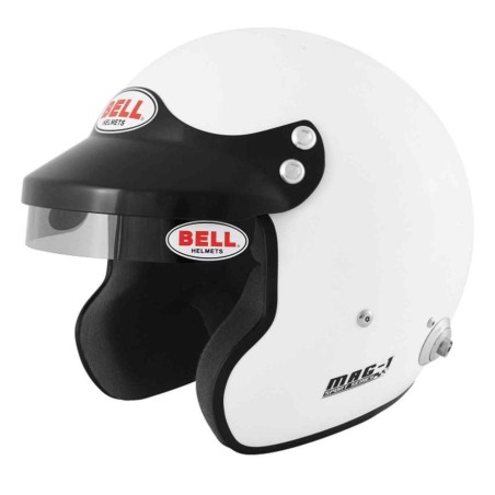 Casque Jet FIA MAG 1 Hans Blanc