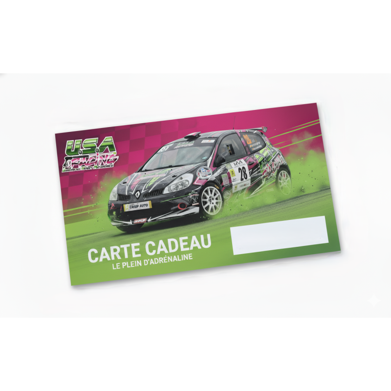 Carte Cadeau USA Racing | Équipement Pilote & Pièces Compétition