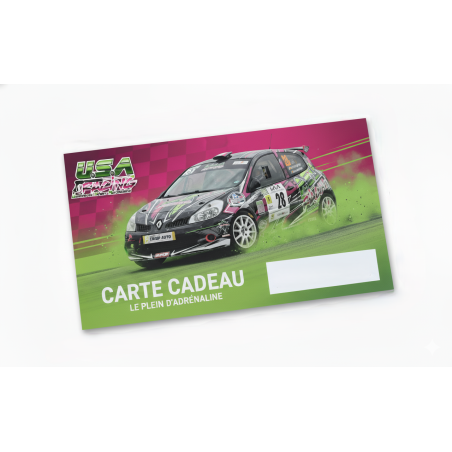 Carte Cadeau USA Racing | Équipement Pilote & Pièces Compétition