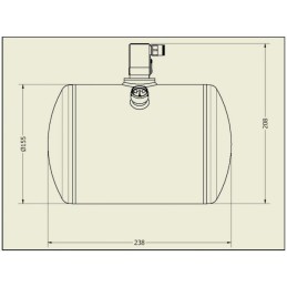 Extincteur Lifeline Zero 2020 3L auto électrique Lifeline - Bouteille seule
