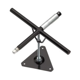 Fixation roue de secours avec support de croix OMP