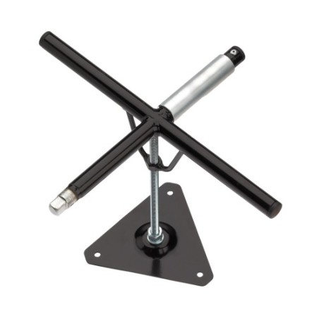 Fixation roue de secours avec support de croix OMP