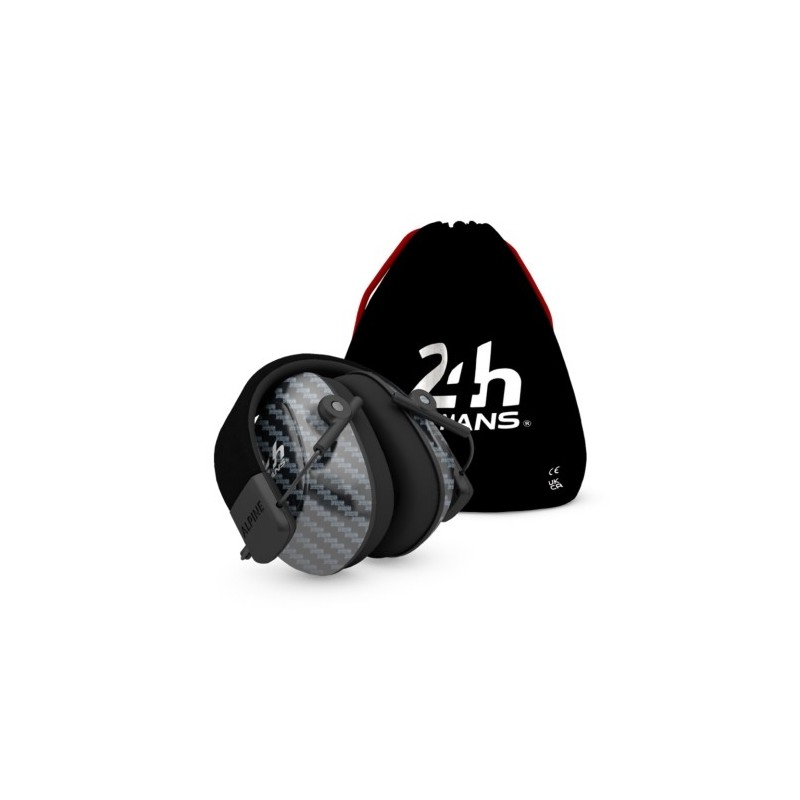 Casque Anti-bruit Officiel 24H LE MANS - Noir | Protection AuditiveCas