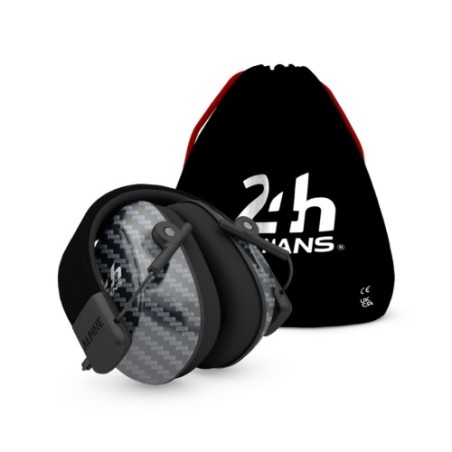 Casque Anti-bruit Officiel 24H LE MANS - Noir | Protection AuditiveCas
