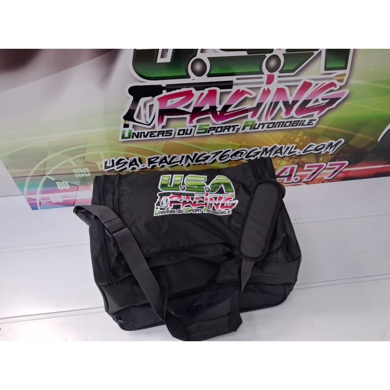 Sac de Voyage USA RACING 75L - Spécial Pilote & Sport Automobile
