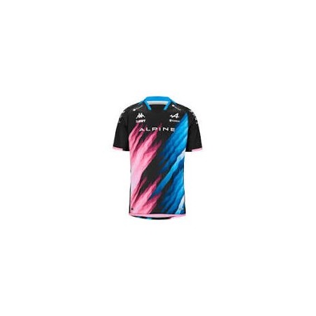 T-shirt Alpine F1 Pierre Gasly Enfant - Noir / Bleu |USA RACING