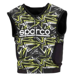 Gilet Protège-Côtes Sparco SJ Pro-K3 Enfant Noir / Jaune