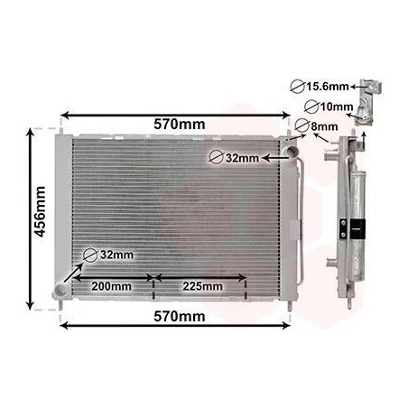 Radiateur d'Eau et Condenseur de Climatisation | USA Racing