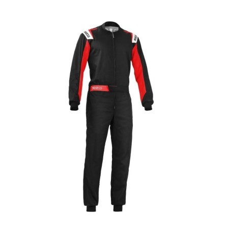 Combinaison Karting Enfant Rookie Noir/Rouge USA RACING
