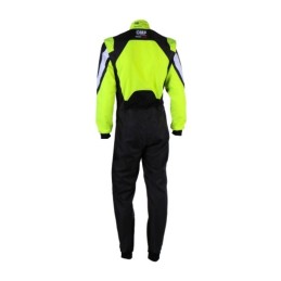 Combinaison Karting Enfant FIA KS-3X Noir/Jaune | USA RACING